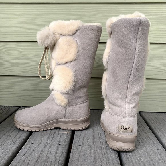 UGG Shoes - UGG Boots Cream Tall Size 6
